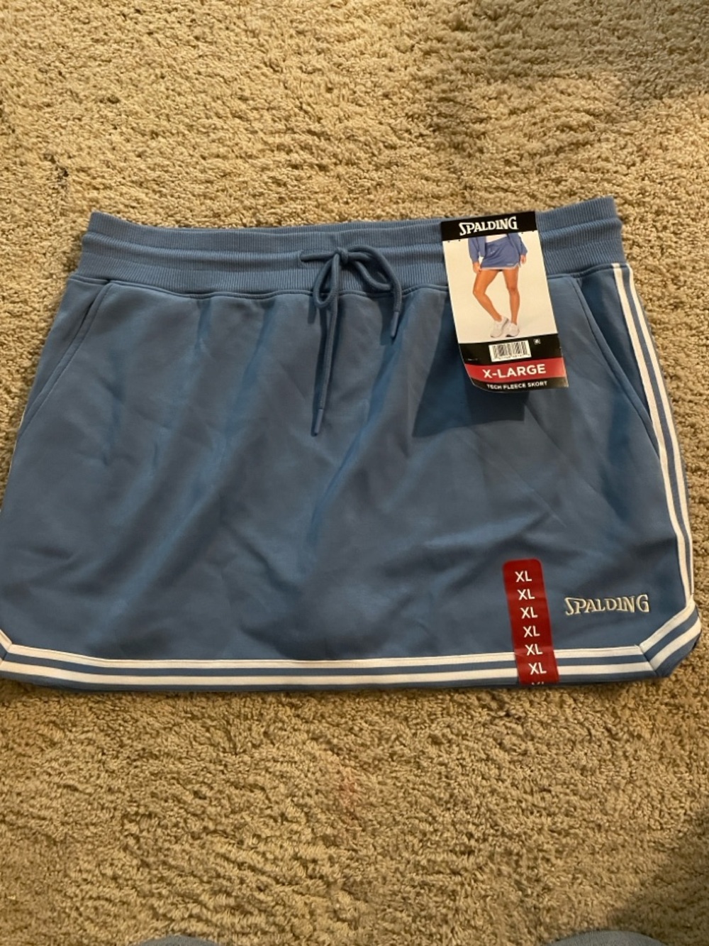 Spalding Women's Tech Fleece Skort - Light Blue